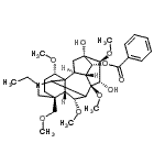 CAS#: 126266-35-1, (1alpha,6alpha,10alpha,13alpha,14alpha,15alpha,16beta,17xi)-20-Ethyl-13,15-Dihydroxy-1,6,8,16-Tetramethoxy-4-(Methoxymethyl)Aconitan-14-Yl Benzoate