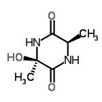 CAS#: 126266-50-0, (3R,6R)-3-Hydroxy-3,6-Dimethyl-2,5-Piperazinedione