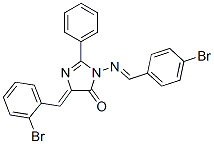 CAS#: 126293-44-5, (5Z)-5-[(2-Bromophenyl)Methylidene]-3-[(4-Bromophenyl)Methylideneamino]-2-Phenylimidazol-4-One