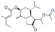 CAS#: 126453-63-2, [(1S,3aS,5S,7R,7aR)-1-(1-Acetyloxyethyl)-4-Methylidene-2-Oxo-7-Propan-2-Yl-3,3a,5,6,7,7a-Hexahydro-1H-Inden-5-Yl] (E)-3-Methylpent-2-Enoate