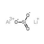 CAS#: 12646-13-8, 1-Oxo-Silanediolate Aluminum Lithium Salt (1:1:1)