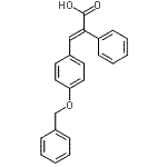 CAS#: 126582-18-1, (2E)-3-[4-(Benzyloxy)Phenyl]-2-Phenylacrylic Acid