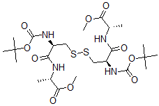 CAS 登录号：126686-69-9， S,S'-联(叔丁基氧羰基-半胱氨酰丙氨酸甲酯)