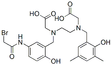CAS#: 126753-16-0, 2-[2-[[5-[(2-Bromoacetyl)Amino]-2-Hydroxyphenyl]Methyl-(Carboxymethyl)Amino]Ethyl-[(2-Hydroxy-3,5-Dimethylphenyl)Methyl]Amino]Acetic Acid