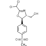 CAS#: 126813-11-4, {(4R,5R)-2-(Dichloromethyl)-5-[4-(Methylsulfonyl)Phenyl]-4,5-Dihydro-1,3-Oxazol-4-Yl}Methanol