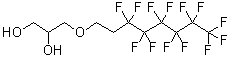 CAS#: 126814-93-5, 3-[(3,3,4,4,5,5,6,6,7,7,8,8,8-Tridecafluorooctyl)Oxy]-1,2-Propanediol