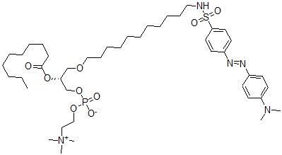CAS#: 126942-42-5, 1-O-(N-Dabsyl-11-Amino-1-Undecyl)-2-O-Decanoylphosphatidylcholine