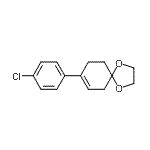 CAS#: 126991-60-4, 8-(4-Chlorophenyl)-1,4-Dioxaspiro[4.5]Dec-7-Ene