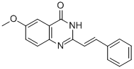 CAS#: 127033-41-4, 6-Methoxy-2-[(E)-2-Phenylethenyl]-1H-Quinazolin-4-One