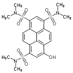 CAS#: 127044-59-1, 8-Hydroxy-N,N,N',N',N'',N''-Hexamethyl-1,3,6-Pyrenetrisulfonamide