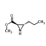 CAS#: 127127-37-1, Methyl (2R,3S)-3-Propyl-2-Aziridinecarboxylate