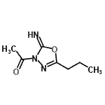CAS#: 127351-21-7, 1-(2-Imino-5-Propyl-1,3,4-Oxadiazol-3(2H)-Yl)Ethanone