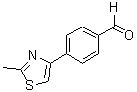 CAS#: 127406-11-5, 4-(2-Methyl-1,3-Thiazol-4-Yl)Benzaldehyde