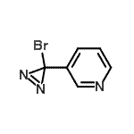 CAS#: 127458-80-4, 3-(3-Bromo-3H-diaziren-3-yl)pyridine
