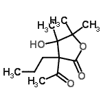 CAS#: 127489-81-0, 3-Acetyl-4-Hydroxy-4,5,5-Trimethyl-3-Propyldihydro-2(3H)-Furanone