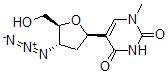 CAS#: 127517-38-8, 5-[(2R,4S,5S)-4-Azido-5-(Hydroxymethyl)Oxolan-2-Yl]-1-Methylpyrimidine-2,4-Dione