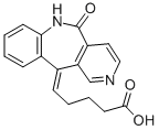 CAS#: 127653-90-1, (5E)-5-(5-Oxo-6H-Pyrido[4,3-c][1]Benzazepin-11-Ylidene)Pentanoic Acid