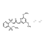 CAS#: 12770-50-2, N-[[(4,6-Dimethoxy-2-Pyrimidinyl)Amino]Carbonyl]-3-(Ethylsulfonyl)-2-Pyridinesulfonamide Aluminum Beryllium Salt (1:1:1)