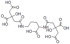 CAS#: 127902-98-1, N(2),N(5)-Di-(1-oxo-3-hydroxy-3,4-dicarboxylbutyl)ornithine