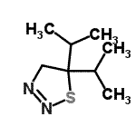 CAS#: 127934-61-6, 5,5-Diisopropyl-4,5-Dihydro-1,2,3-Thiadiazole