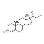 CAS#: 128-19-8, 17,20,21-Trihydroxypregn-4-En-3-One