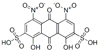 CAS 登录号:128-90-5, 1,8-二羟基-4,5-二硝基-9,10-二氧代蒽-2,7-二磺酸