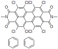 CAS#: 128044-85-9, Benzene-1,2,5,6,7,8,11,12-Octachloro-N,N'-Dimethylperylene-3,4-9,10-Bis(Dicarboximide)