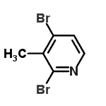 CAS 登录号：128071-93-2， 2,4-二溴-3-甲基吡啶