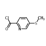 CAS#: 128073-12-1, 5-(Methylsulfanyl)-2-Pyridinecarbonyl Chloride