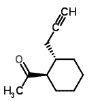 CAS#: 128134-87-2, 1-[(1R,2S)-2-(2-Propyn-1-Yl)Cyclohexyl]Ethanone