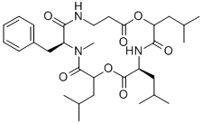 CAS#: 128140-12-5, Cyclo(beta-alanyl-4-methyl-2-hydroxypentanoylleucyl-4-methyl-2-hydroxypentanoyl-N-methylphenylalanyl)