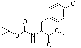 CAS#: 128223-55-2, Methyl N-{[(2-Methyl-2-Propanyl)Oxy]Carbonyl}-L-Tyrosinate