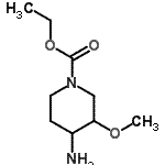 CAS#: 128225-42-3, Ethyl 4-Amino-3-Methoxy-1-Piperidinecarboxylate