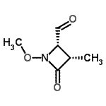 CAS#: 128227-40-7, (2S,3S)-1-Methoxy-3-Methyl-4-Oxo-2-Azetidinecarbaldehyde