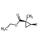CAS#: 128230-91-1, Ethyl (1S,2S)-2-Fluoro-1-Methylcyclopropanecarboxylate