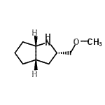 CAS 登录号：128495-94-3， (2S,3aS,6aS)-2-(甲氧基甲基)八氢环戊烯并[b]吡咯