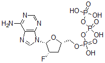 CAS#: 128531-73-7, [(2S,4S,5R)-5-(6-Aminopurin-9-Yl)-4-Fluorooxolan-2-Yl]Methyl (Hydroxy-Phosphonooxyphosphoryl) Hydrogen Phosphate