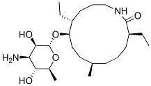 CAS#: 128563-23-5, (3R,7S,10R,11R)-10-[(2R,3R,4R,5S,6S)-4-Amino-3,5-Dihydroxy-6-Methyloxan-2-Yl]Oxy-3,11-Diethyl-7-Methyl-1-Azacyclotetradecan-2-One