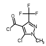 CAS 登录号：128564-57-8， 5-氯-1-甲基-3-(三氟甲基)-1H-吡唑-4-甲酰氯