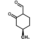 CAS 登录号：128572-92-9， (4R)-4-甲基-2-氧代环己烷甲醛