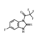 CAS#: 128691-98-5, 2,2,2-Trifluoro-1-(5-Fluoro-2-Thioxo-2,3-Dihydro-1H-Benzimidazol-1-Yl)Ethanone
