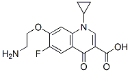 CAS 登录号:128751-31-5, 7-(2-氨基乙氧基)-1-环丙基-6-氟-4-氧代喹啉-3-羧酸