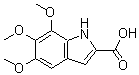 CAS#: 128781-07-7, 5,6,7-Trimethoxy-1H-Indole-2-Carboxylic Acid