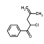 CAS 登录号：128815-22-5， 2-氯-4-甲基-1-苯基-4-戊烯-1-酮