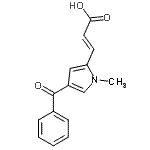 CAS#: 128843-46-9, (2E)-3-(4-Benzoyl-1-Methyl-1H-Pyrrol-2-Yl)Acrylic Acid