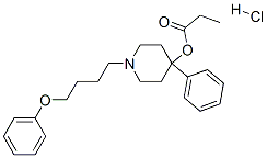 CAS#: 128864-82-4, [1-(4-Phenoxybutyl)-4-Phenylpiperidin-4-Yl] Propanoate Hydrochloride