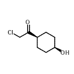 CAS#: 128882-60-0, 2-Chloro-1-(cis-4-Hydroxycyclohexyl)Ethanone