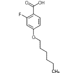 CAS 登录号：128895-75-0， 2-氟-4-(己氧基)苯甲酸