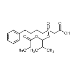 CAS#: 128948-01-6, {[2-Methyl-1-(Propionyloxy)Propoxy](4-Phenylbutyl)Phosphoryl}Acetic Acid
