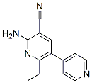 CAS#: 129090-38-6, 2-Amino-6-Ethyl-5-Pyridin-4-Ylpyridine-3-Carbonitrile